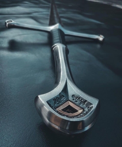 LEGACY BLADES ดาบตกแต่งทำมือจากเหล็กกล้าไร้สนิม พร้อมปลอกดาบแกะสลัก สำหรับแขวนผนัง เหมาะสำหรับงานแต่งงานและสะสม - Product Image 5
