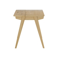 Table d'étude en bois durable LUOOMA de style moderne du milieu du siècle, avec installation facile et pieds robustes pour le bureau à domicile