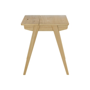 Mid-Century Modern Simplicity Natural Oak Study <b>Table</b> with Easy Installation Design and Sturdy Wood Legs for Home <b>Office</b> - Product Image 3