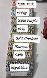 Dentelle zalar élégante avec finition scintillante, idéale pour les tenues de mariage et de soirée. - Product Image 2