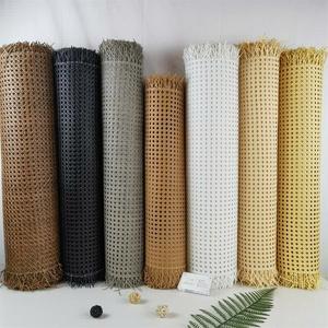 Rouleau de rotin pré-tressé en plastique synthétique, feuille de cannage, maille de cannage pour la réparation de meubles et la décoration intérieure - Product Image 6