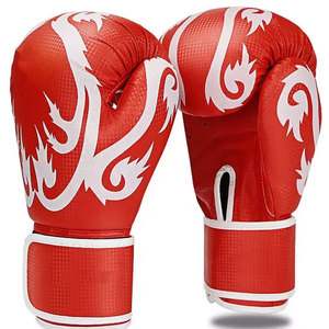 Gants de boxe jaunes en similicuir avec fermeture Velcro, équipement d'entraînement respirant, unisexe, à partir de 14 ans - Product Image 3