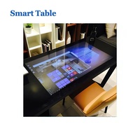 Table interactive à écran tactile, borne de jeu intelligente avec multi-touch pour le thé, le café dans les restaurants, enfants, écran LCD 43 55 pouces