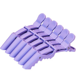 Pinza de Peluquería de Plástico Resistente al Calor con Logotipo Personalizado, Pinza de Cocodrilo para Uso en Salón - Product Image 3