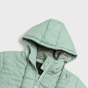 Factory Direct Sale Custom Fabric Men Puffer Jacket 2025 New Arrival Winter Warm Zipper Puffer Jackets For Women - Product Image 2