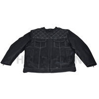 Veste en cuir bomber pour homme en véritable peau d'agneau, col montant, logo sur le devant, boutons recouverts, streetwear, hiver, noir, décontracté