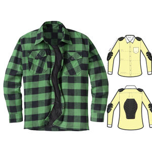 เสื้อป้องกันสำหรับขี่มอเตอร์ไซค์ ผ้าคอร์ดูร่า กันลมความเร็วสูง อุปกรณ์นิรภัยสำหรับกีฬาเอ็กซ์ตรีม เสื้อแขนยาวสำหรับนักกีฬา - Product Image 5