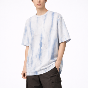 T-shirt oversize tie-dye pour homme, 220 g/m², streetwear, coton, fournisseur OEM, marque privée - Product Image 1