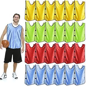 Breathable Mesh Summer Soccer <b>Training</b> <b>Bibs</b> Scrimmage Vests for Football Practice Team Sports Uniforms Custom Logo Printing - Product Image 1