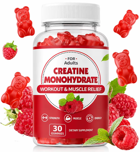 Gomitas de Creatina Monohidrato Premium para Hombres y Mujeres, Suplemento de Alta Potencia para Apoyar la Fuerza y el Rendimiento Muscular - Product Image 1