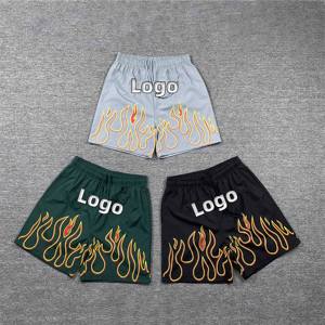 All Over Print Sublimation 5 Inch Polyester Heavyweight Double <b>Layer</b> Plain Gym Basketball Graphic Custom Logo Mesh Shorts Men - Product Image 1
