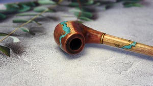 Pipa de Fumar de Madera Premium Hecha a Mano, Pipa de Tabaco Natural, Accesorio Decorativo de Colección, Pipa de Fumar de Madera de Lujo - Product Image 2