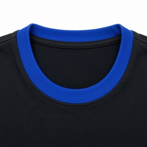 Camiseta de Manga Corta para Hombre, Color Azul Rey Oscuro, Cuello Redondo, con Bordado de Letras Griegas, Número 14, Fraternidad, Universidad, Casual - Product Image 5
