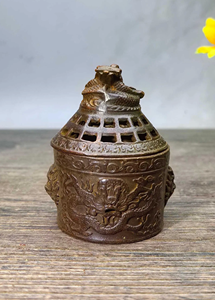 Brûleur d'encens décoratif en métal, style arabe, écologique, pour la maison de luxe, inspiré de l'encens indien Bakhoor - Product Image 5