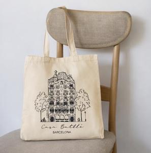 ถุงช้อปปิ้งผ้าฝ้าย 100% คุณภาพสูง ปรับแต่งได้ ทันสมัย พิมพ์ลายตามสั่ง ใช้ซ้ำได้ เป็นมิตรกับสิ่งแวดล้อม - Product Image 3