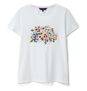 เสื้อยืดฤดูร้อนคุณภาพดี ผ้าโพลีเอสเตอร์ผสมคอตตอน พร้อมลายปัก สำหรับผู้ชายและผู้หญิง สินค้ามาใหม่ - Product Image 4
