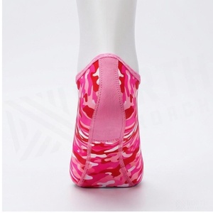Pink Camouflage Neoprene <b>Waterproof</b> <b>Socks</b> Ankle Length Quick Dry for Children Outdoor Sports Summer Casual Wear - Product Image 2
