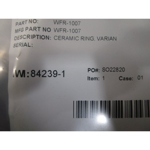 Varian Novellus 00-64782-00 <b>Ceramic</b> Clip <b>Ring</b> - Trusted Global Legacy Semiconductor Equipment and Parts at - Product Image 1
