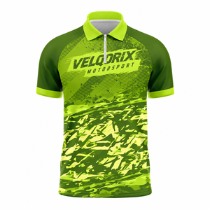 Camiseta Polo de Carreras Unisex Personalizada, Poliéster, Impresión Digital, Secado Rápido, Cuello con Botones, Ropa Deportiva para Equipos de Automovilismo, OEM - Product Image 4