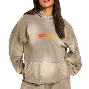Sudadera con Capucha Completa con Cremallera Delantera y Logotipo Personalizado para Mujer, de Algodón y Felpa, OEM ODM, Venta al por Mayor, Nuevo Diseño - Product Image 1
