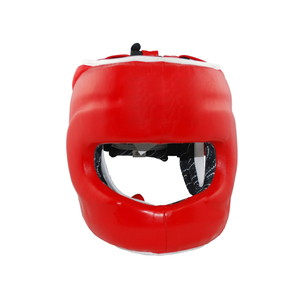 Best Protection Performance Customized Color Size Comfortable Durable MMA Leather Kick Boxing <b>Training</b> <b>Head</b> Guard for Men - Product Image 4