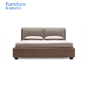 เตียงควีนไซส์ผ้าหุ้มเบาะพร้อมโครงไม้โอ๊คนอนหลับสบายเหมาะสำหรับเตียงโรงแรม-จากโรงงานเวียดนาม - Product Image 2