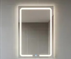 Exquisito Espejo Veneciano Hecho a Mano con Marco de Vidrio Intrincadamente Grabado y Arte Italiano Atemporal - Product Image 1