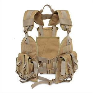 High Quality Canvas Waterproof Spring Camping <b>Camouflage</b> Vest Customized Professional Adjustable Durable Outdoor Activity Vest - Product Image 1
