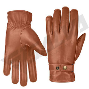 Factory Wholesale Women's Winter Genuine Leather <b>Gloves</b> with Stylish <b>Touch</b> <b>Screen</b> Knitted Lining for Daily & Outdoor Party - Product Image 5