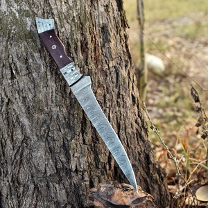 Cuchillo de Filetear Moderno, Hecho a Mano, Ecológico, Apto para Lavavajillas, Ambidiestro, Forjado, de 8-9.9 Pulgadas, Acero de Damasco, Mango de Madera, 2.0 mm - Product Image 6