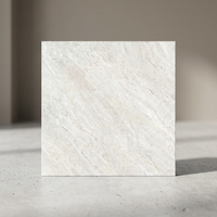 Carreaux de porcelaine polis Dyna Beige 600x600mm, aspect marbre brillant 60x60cm, carreaux de sol en céramique effet ciment 2x2 pi