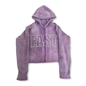 Sweat-shirts amples brodés Y2K vintage décontractés pour le quotidien, en polaire à capuche, style High Street américain, collection automne-hiver, personnalisables et à séchage rapide - Product Image 4