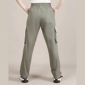 Pantalones Cargo de Color Único con Malla Interior, con Logotipo Personalizado, al Mejor Precio al por Mayor - Product Image 4