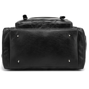 Traveler Formal Leather Duffle <b>Bag</b> Elegant Finish Durable Design Customizable Options Organized Compartments All Trip Types - Product Image 2