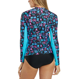 Camiseta de compresión de manga larga para mujer, transpirable, de secado rápido, para MMA, con sublimación personalizada, de alta calidad, con detección de agujas, OEM - Product Image 6