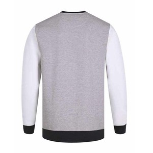 Suéter de Punto para Hombre, Cuello Redondo, Color Sólido, Corte Regular, Material de Algodón, Estilo Casual para Otoño, Blanco, Gris, Negro - Product Image 2