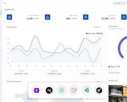 Plateforme de gestion immobilière pour propriétaires et gestionnaires, permettant de gérer les locations, les locataires, les contrats de location, les paiements de loyer, l'entretien et la gestion des propriétés. - Product Image 4