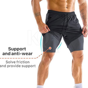 กางเกงขาสั้นออกกำลังกายผู้ชายปี 2026 แบบสวมใส่สบาย น้ำหนักเบา ระบายอากาศได้ดี แห้งเร็ว เหมาะสำหรับการฝึกซ้อม วิ่งออกกำลังกาย และฟิตเนส - Product Image 4
