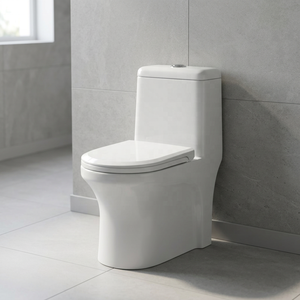 Inodoro de Cerámica de Una Pieza de Primera Calidad, con Doble Descarga de 3/6L, para Proyectos Hoteleros Comerciales y Residenciales de Alta Gama - Product Image 6
