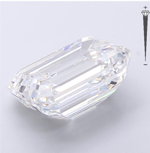 Diamante Cultivado en Laboratorio con Certificación IGI, Corte Esmeralda de 5.03 CT, Color D, Claridad VVS1, Gemas Reales para Joyería, Origen Gujarat - Product Image 4