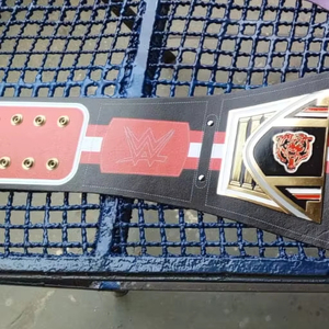 Cinturón de Campeonato Personalizado de Fútbol Americano de Chicago con Placas de Latón de 2mm o 4mm - Product Image 2