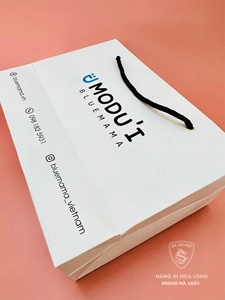 ถุงกระดาษเครื่องสำอางเคลือบเงาแบบกำหนดเองพร้อมโลโก้ - Product Image 5