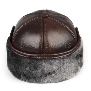 Casquettes de baseball unisexes en cuir véritable pour hommes et femmes, ajustables, vente en gros, personnalisables, mode, OEM, prix abordable, casquette en cuir - Product Image 3