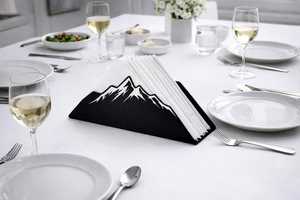 ที่วางผ้าเช็ดปากเหล็กดีไซน์สวย ของตกแต่งโต๊ะอาหารสุดหรู - Product Image 4