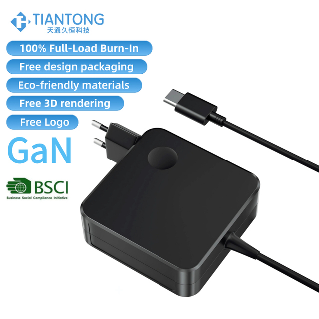 65W 100W Usb C Gan Pd Fast Charger for Lenovo Asus Macbook Hp Dell Acer Phone Universal Laptop Power Adapter Wall Type C Charger