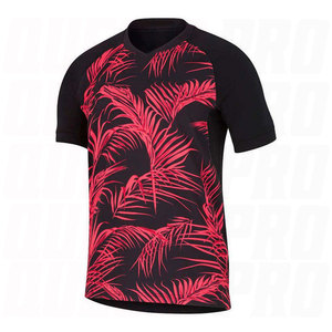 เสื้อรักบี้โพลีเอสเตอร์ 100% ระบายอากาศ แห้งเร็ว เป็นมิตรกับสิ่งแวดล้อม พร้อมโลโก้พิมพ์ลายแบบ Sublimation สไตล์ทีม สำหรับทุกเพศ - Product Image 1