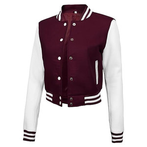 Varsity Jacket Women Casual Highschool Bomber Style Womens Baseball Jacket Trendy Stylish Everyday Outerwear - Product Image 3
