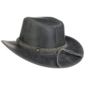 Chapeau Fedora en feutre de cuir classique personnalisé avec logo sur mesure, unisexe, pour adulte, pour l'extérieur - Product Image 3