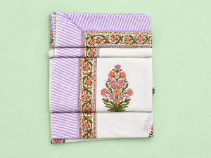Funda de cojín hecha a mano con estampado floral, funda de almohada de algodón, funda decorativa para sofá, funda decorativa para cama - Product Image 6