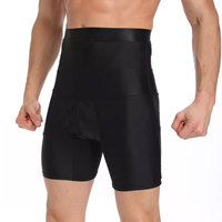 Pantalones Cortos Deportivos de Compresión para Hombre, de Secado Rápido, Transpirables, Cómodos, de Lona, Cintura Media Elástica, Color Sólido